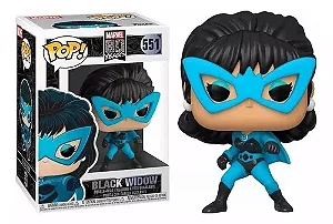 Funko Pop Marvel 80th Black Widow 551 - Caixa Danificada