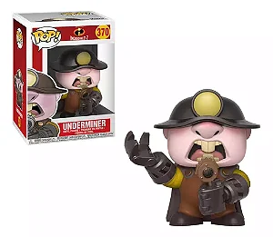 Funko Pop Disney Incredibles Underminer 370 - Caixa Danificada