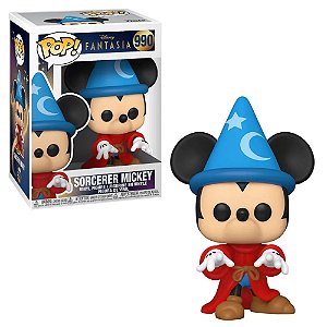 Funko Pop Disney Fantasia Sorcerer Mickey 990 - Caixa Danificada
