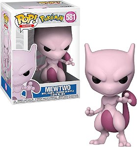 Funko Pop Pokemon Mewtwo 581 EMEA - Caixa Danificada