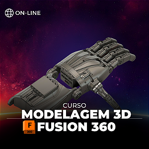 Curso - Modelagem 3D no Fusion 360 - On-line