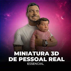 Miniatura 3D de Pessoa Real - Essencial
