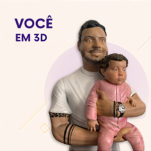 Impressão 3D - Miniatura 3D de Pessoa - Padrão