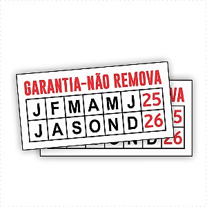 1.000 unidades de Lacre De Garantia E Segurança Casca de Ovo Destrutível 0,5X1cm - Sem Personalização