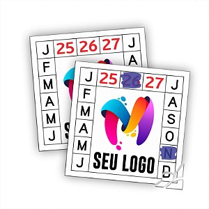Lacre Casca De Ovo Destrutível Selo De Garantia 1x1 cm Personalizado