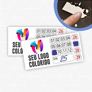 Lacre Casca De Ovo Destrutível Selo De Garantia 1x2cm Personalizado