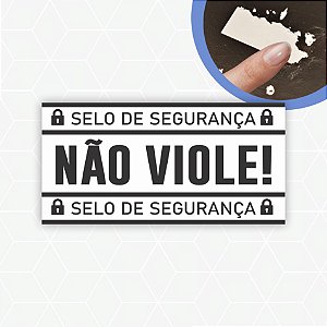 1.000 unidades de Lacre De Garantia E Segurança Casca de Ovo Destrutível 1x2cm - Sem Personalização