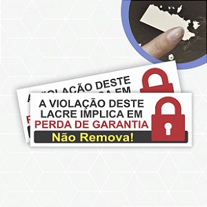 Lacre Casca de Ovo 1x3cm / Modelo Padrão