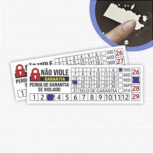 Lacre Casca de Ovo 1x3cm / Modelo Padrão 03