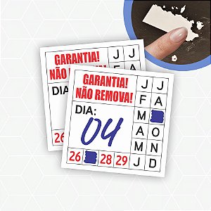 Lacre Casca de Ovo - 1x1cm / Modelo Padrão 01