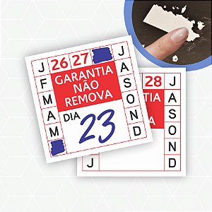 Lacre Casca de Ovo - 1x1cm / Modelo Padrão 03