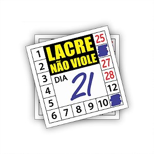 Lacre Casca de Ovo - 1x1cm / Modelo Padrão 06