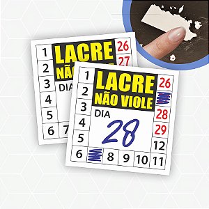 Lacre Casca de Ovo - 1x1cm / Modelo Padrão 06