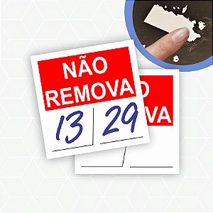 Lacre Casca de Ovo - 1x1cm / Modelo Padrão 07