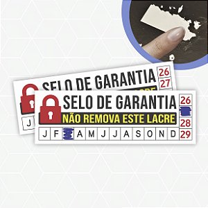 Lacre Casca de Ovo 1x3cm / Modelo Padrão 07