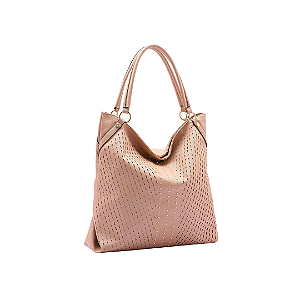 Bolsa Feminina Perfurado Hobo