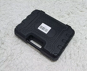 Parafusadeira Furadeira Sem Fio 48 Peças Kit À Bateria Carregador Usb Leve Portátil com Maleta