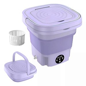 Mini Maquina de Lavar Roupas Portátil Dobrável