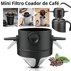 Mini Coador Filtro de Café, Chá, Drip Coffee, chá