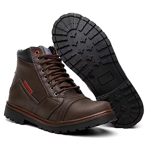 Bota Coturno Masculina Stefanini Linha Premium REF:924