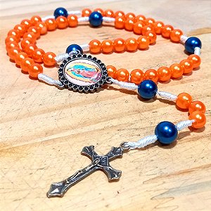 Terço Nossa Senhora de Guadalupe / Laranja