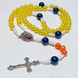 Terço Nossa Senhora de Guadalupe / Amarelo