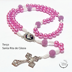 Terço Santa Rita de Cássia / Lilás