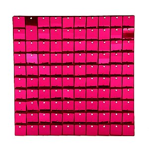 Painel Metalizado Shimmer Wall Pink - 30x30cm - 100 unidades - Rizzo Import