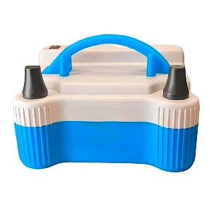 Inflador de Balões Electric Balloon Pump 700W de Potência- Azul - 12 unidades - Rizzo Import