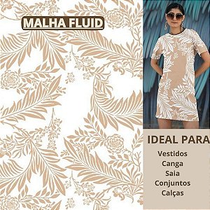 MALHA FLUID COM ELASTANO SUPER FRESCA E CONFORTÁVEL IDEAL PARA VESTIDOS, BLUSAS, SAIAS, CONJUNTOS FEMININO