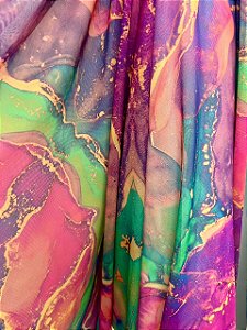 TULE DE MALHA MARMORIZADO 1M EM 2 CORES IDEAL PARA VESTIDOS CONJUNTOS, BLUSA, TENDENCIA DE MODA 2024