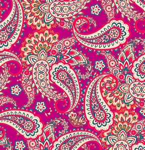 TECIDO MALHA FLUID ESTAMPA PINK VIBRANTE PARA CONFECÇÃO DE VESTIDOS, SAIAS, BLUSAS, ETC