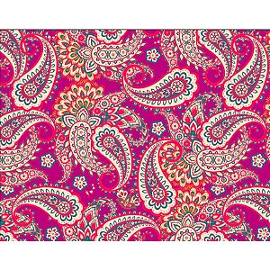 TECIDO TULE DE MALHA FLORAL PINK VIBRANTE COM ELASTANO