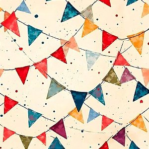 TECIDO CREPINHO BANDEIRINHA PARA CONFECÇÃO DE VESTIDOS, SAIAS, BLUSAS, ETC