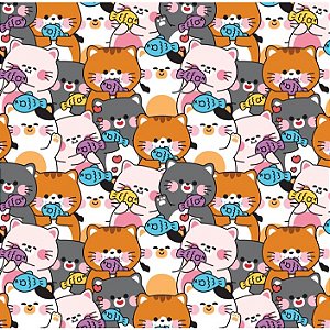 TECIDO FLUID GATINHO PARA CONFECÇÃO DE VESTIDOS, SAIAS, BLUSAS, ETC