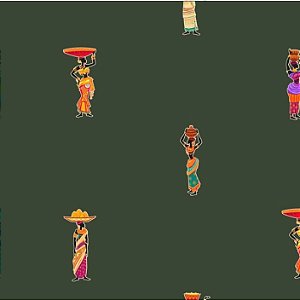 TECIDO FLUID AFRICANA TRIBAL ÉTNIA PARA CONFECÇÃO DE VESTIDOS, SAIAS, BLUSAS, ETC