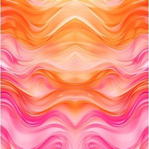 TECIDO CREPINHO ONDAS DO AMANHECER ROSADO PARA CONFECÇÃO DE VESTIDOS, SAIAS, BLUSAS, ETC