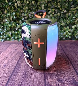 Caixa De Som Bluetooth Led KA-8822 A Prova Dagua