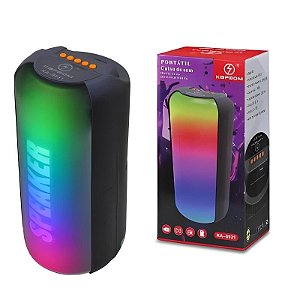 Caixa De Som Bluetooth Led KA-8931 USB Radio