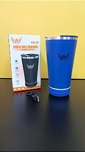 Copo Termico 420ml Caixa Som Bluetooth Tampa Abridor Cerveja