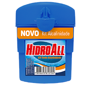 KIT DE TESTE ALCALINIDADE HIDROALL