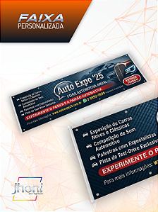 Faixa 200x60cm Personalizada