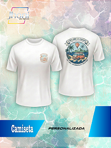Camiseta Personalizada Frente e Costa