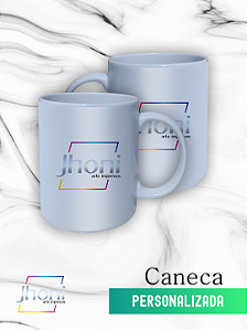 Caneca 9,5x8cm 325ml Personalizada Com Sua Logo