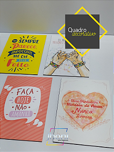Quadro Decorativo 20x28cm Sem Moldura Personalizado