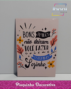 Plaquinha Decorativa 20x28cm Mod.01