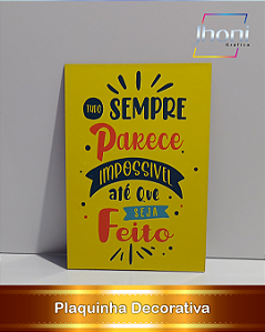 Plaquinha Decorativa 20x28cm Mod.05
