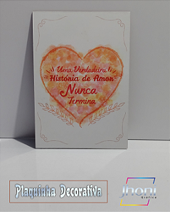 Plaquinha Decorativa 20x28cm Mod.07