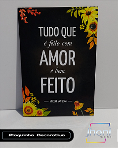 Plaquinha Decorativa 20x28cm Mod.06