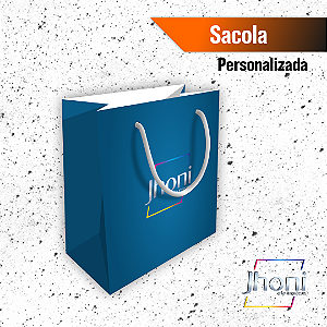 Sacola 19x20x8cm Personalizada